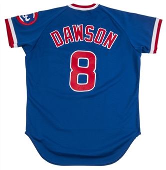 1988 Andre Dawson Game Used Chicago Cubs Road Jersey